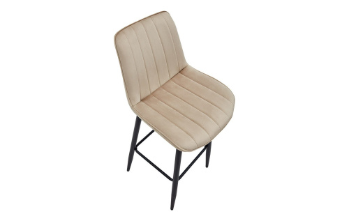 Стул полубарный CG1953B бежевый UF910-01. Фото №7