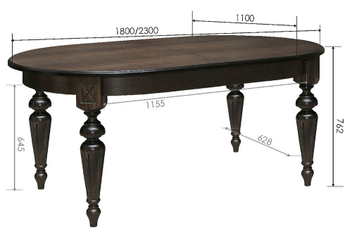 Стол Верди 18 П394.01. Фото №5