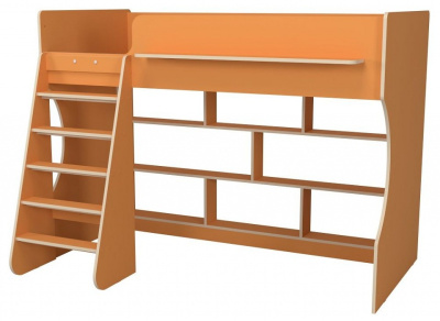 Кровать-чердак Р432-П Капризун 1, оранжевый. Фото №3