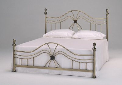 Кровать металлическая BEATRICE 160*200 см, цвет: Античная медь (Antique Brass). Фото №2