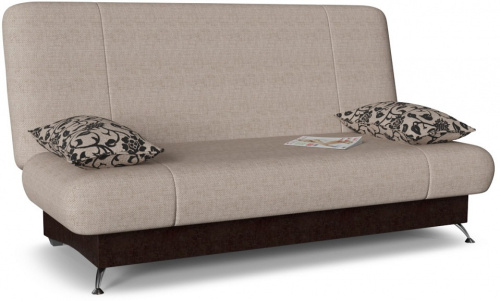 Диван прямой Лион Эконом Флау Беж книжка Бежевый рогожка. Фото №2