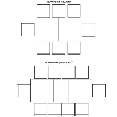 Стол Милана 1РД П390.01. Фото №2