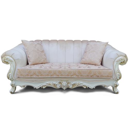 Диван 3-местный Лорена белый равенна. Фото №1