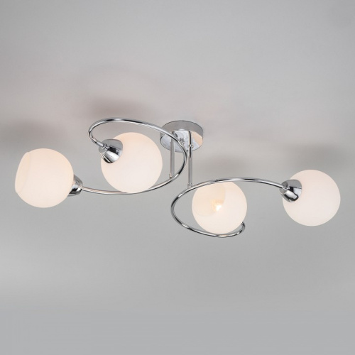 Потолочная люстра Eurosvet Tulia 30136/4 хром. Фото №2