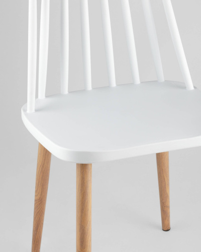 Стул Морган пластиковый белый. Фото №9