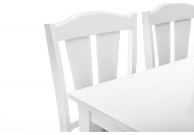 Обеденная группа Mali (стол и 4 стула) white / grey. Фото №5