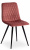 Стул CHILLY X (mod. 7096) ткань/металл, 45x53х88 см, высота до сиденья 50 см, коралловый barkhat 15 /черный (поставляется по 4 шт). Фото №1