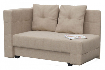 Диван прямой Корфу NEXT Бежевая рогожка Еврокнижка (рогожка, Бежевый) 147/84/75 Подлокотник слева.. Фото №2