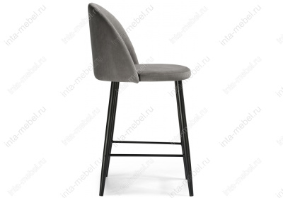 Барный стул Амизуре темно-серый / черный матовый. Фото №3