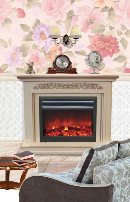 Электрокамин RealFlame Leticia 26 WT  с MoonBlaze Lux BL S. Фото №5