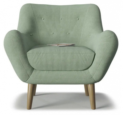 Кресло Элефант Luna 15 велюр Зеленый. Фото №2