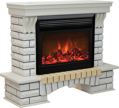 Электрокамин RealFlame Country 26 WT с Moonblaze Lux BL S. Фото №3