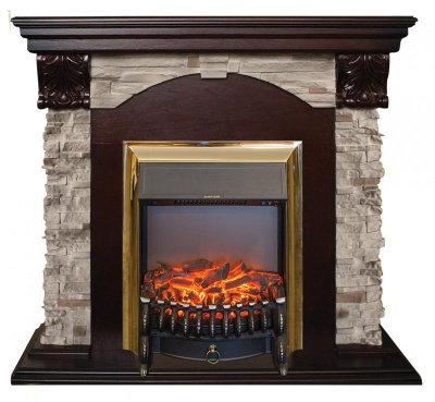 Электрокамин RealFlame Dublin Rock STD/EUG AO Fobos S BR. Фото №2