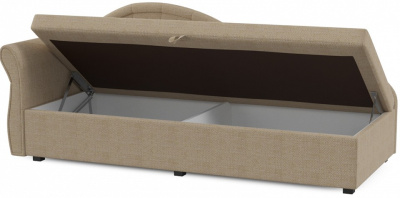 Тахта Настя беж нераскладной (рогожка, Бежевый) 205/85/84 Подлокотник слева.. Фото №2