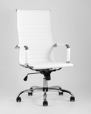 Кресло руководителя TopChairs City белое. Фото №3