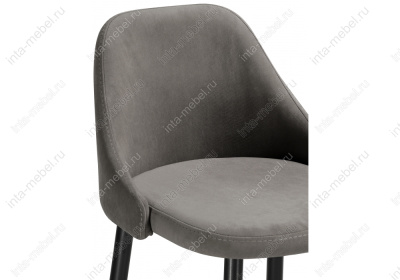 Барный стул Джама темно-серый / черный матовый. Фото №5