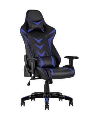 Кресло игровое TopChairs Corvette синее. Фото №2