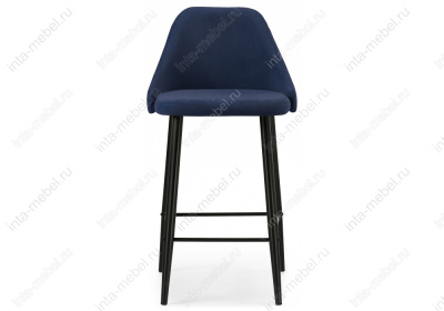 Барный стул Джама темно-синий / черный матовый. Фото №2