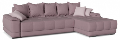 Диван угловой Nordkisa Rose Розовый велюр, угол правый. Фото №2