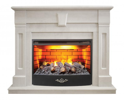 Электрокамин RealFlame Kellie WT c Firestar 25,5 3D. Фото №2
