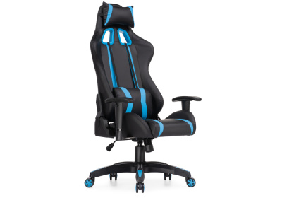 Компьютерное кресло Blok light blue / black. Фото №2