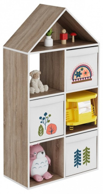 Стеллаж домик для игрушек Маша и Медведь Folk 2. Фото №2