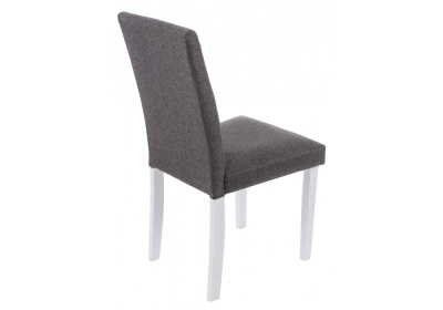 Стул деревянный Стул Gross white / dark grey. Фото