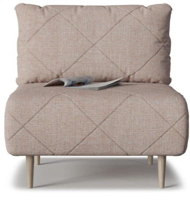 Кресло Mille Armchair 01 не раскладное Бежевый рогожка. Фото №2