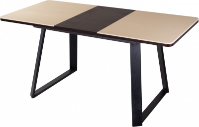 Столы с камнем , венге/искусственный камень песочного цвета. Фото №2