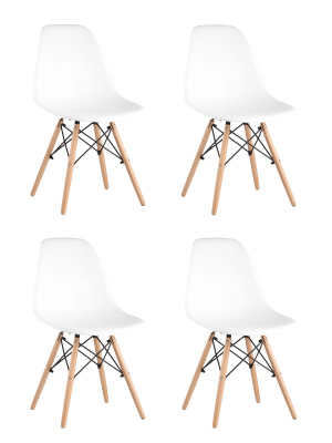 Стул DSW белый x4 фото Стул DSW белый x4. Фото №2