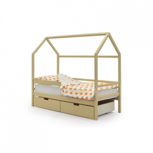 Кровать-домик Svogen 411973, бежевый. Фото №3