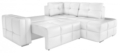 Диван угловой Леос Eco-leather White еврокнижка Белый экокожа. Фото №2