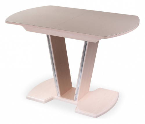 Стол обеденный Танго со стеклом пастель. Фото №1