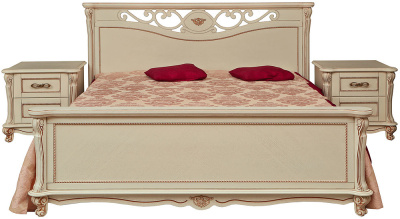 Кровать двойная Алези с высоким изножьем. Фото №4