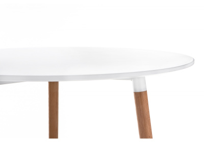 Стол деревянный Lorini 80 white / wood. Фото №2