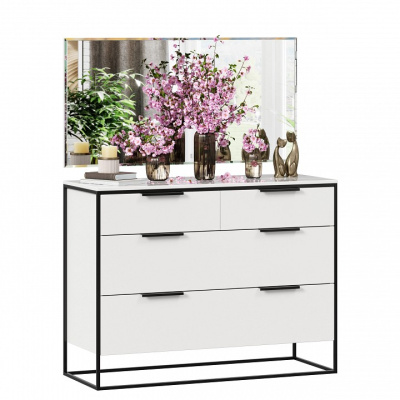 Зеркало настенное Норд (Чёрный, профиль 45 градусов) фото Зеркало настенное Норд (Чёрный, профиль 45 градусов). Фото №2