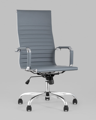 Кресло руководителя TopChairs City серый. Фото №3