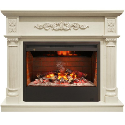 Электрокамин RealFlame Silvia 26 WT с Helios 26 3D. Фото №2