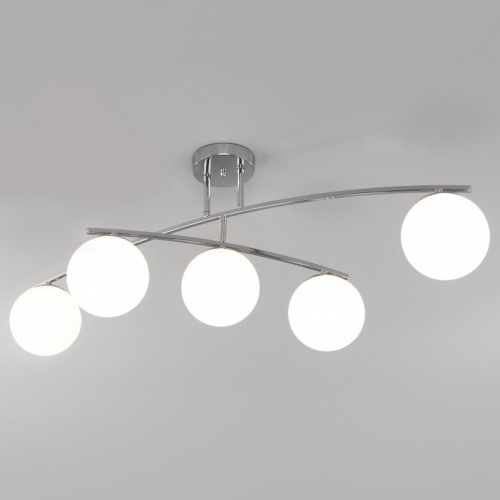 Потолочная люстра Eurosvet Bronx 30170/5 хром. Фото №1