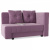 Диван прямой Корфу NEXT Purple Еврокнижка (фиолетовый велюр) Подлокотник справа.. Фото №2