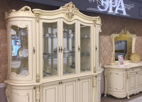 Сервант 2,3 Джоконда крем глянец. Фото №8