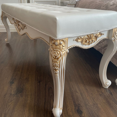 Банкетка Натали  Белый глянец. Фото №4