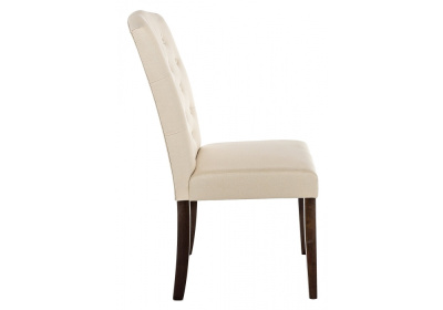 Стул деревянный Menson dark walnut  / fabric cream фото Стул деревянный Menson dark walnut  / fabric cream. Фото №4
