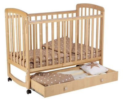 Ящик для кровати Polini Kids Simple 304, коричневый. Фото №4