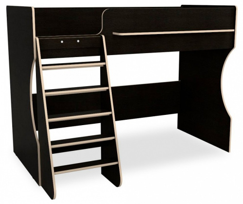 Кровать-чердак Р432 Капризун 1, древесина коричневая светлая дуб фото Кровать-чердак Р432 Капризун 1, древесина коричневая светлая дуб. Фото №1