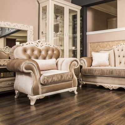 Кресло Патрисия серый глянец. Фото №2