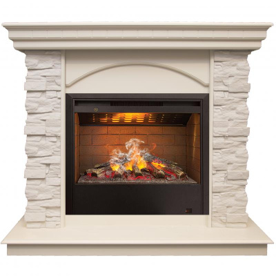 Электрокамин RealFlame Elford WT с Helios 3D. Фото №2