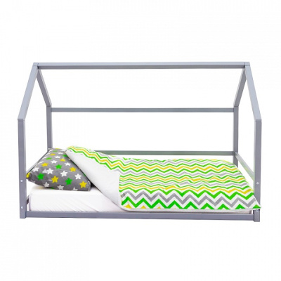 Кровать-домик Svogen 412078, серый. Фото №3