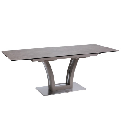 Стол обеденный FUSION (140) MATT MOKKA/LATTE (сатин мокка/латте). Фото №2