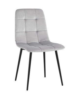 Стул Одди велюр светло-серый. Фото